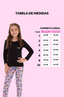 Kit Sortido 4 Camisas Manga Longa