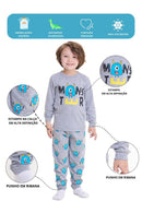Kit Com 4 Peças (2 conjunto) Pijama Longo 