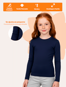 Blusa Térmica Infantil Menina Canela