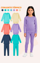 Kit Com 4 Peças(2 Conjuntos) Termicos Longo
