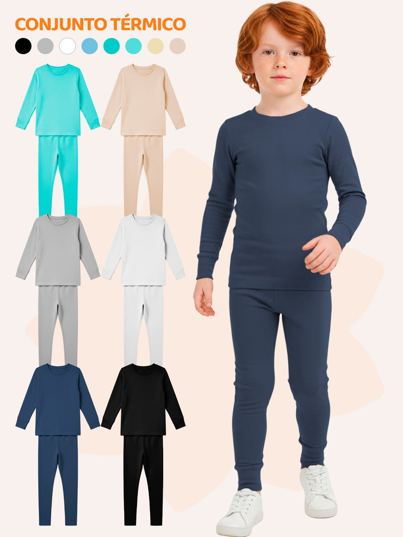 Kit Com 4 Peças(2 Conjuntos) Termicos Longo