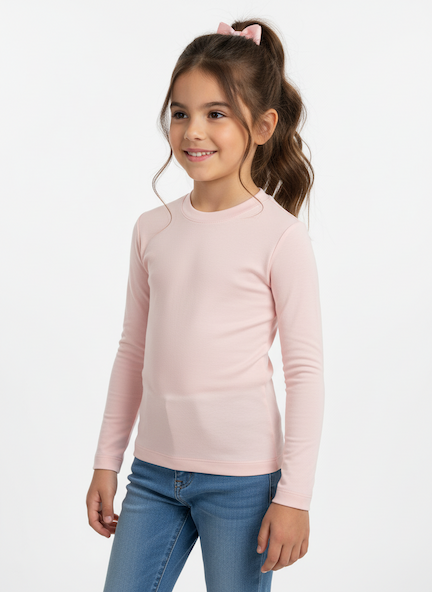Blusa Térmica Infantil Rosa BB