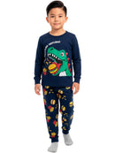 Pijama Longo Infantil  Masculino Lanchossauro
