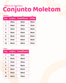 Conjunto Moletom Bebe  Menina Ursinhos Amigos