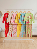 Pijama Longo Infantil Feminino Panda