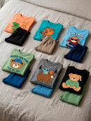 Conjunto Meia Estação Infantil Masculino Aventura Bosque