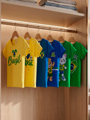 Camiseta Curta Brasil Infantil Menino Brasil e Bandeira