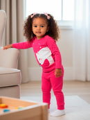 Conjunto Body e Calça Longo Suedini Urso Polar