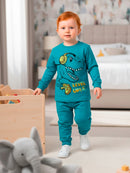 Conjunto Moletom Bebe Menino Dino Gamer