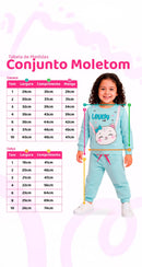 Conjunto Moletom Infantil Menina Diversão Garantida