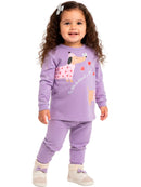 Conjunto Moletom Infantil Menina Cachorrinha Salsicha