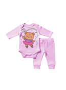 Conjunto Body e Calça Longo Ursinha Ballet