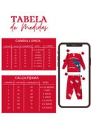 Pijama Longo Bebe Masculino Rugir