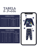 Pijama Longo Infantil Feminino Fadinha