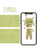 Pijama Longo Infantil Feminino Preguiça