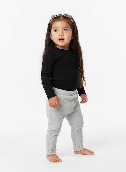 Blusa Térmica Bebê Menina Preto